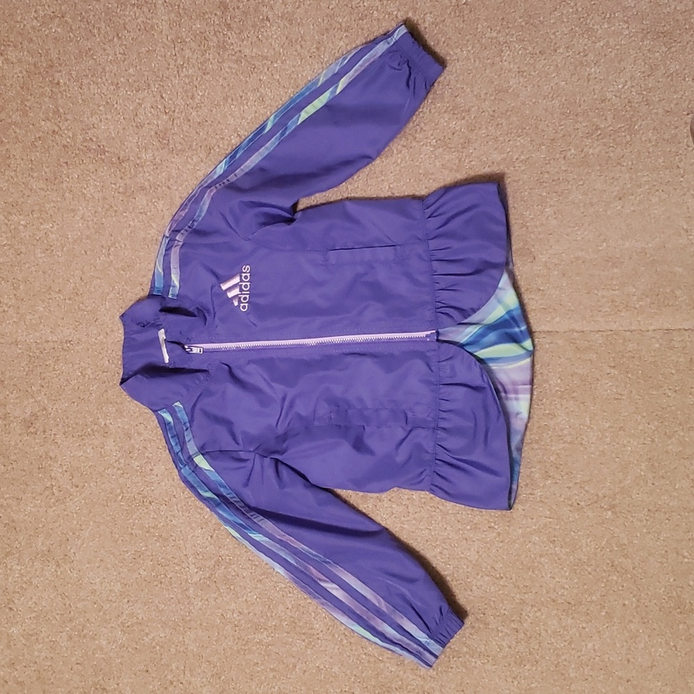 Adidas Girls Purple Jacket